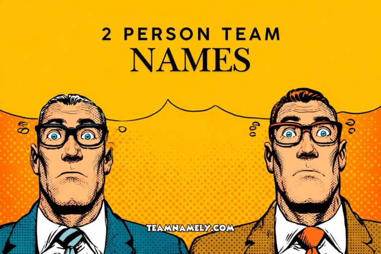 2 person team names