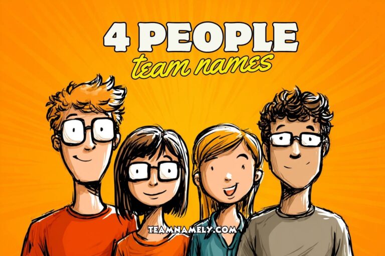 4 people team names