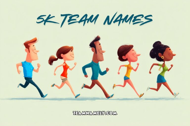 5k team names