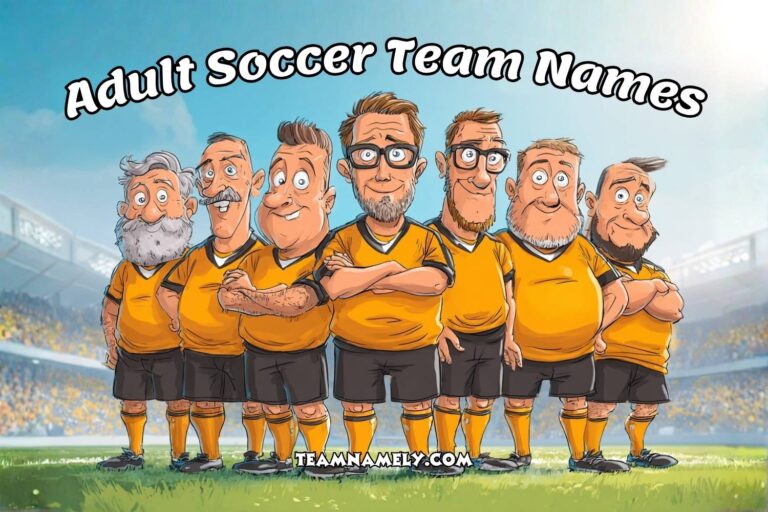 adult soccer team names