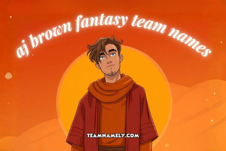 aj brown fantasy team names