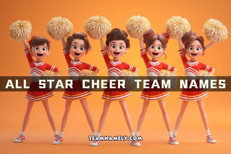 all star cheer team names