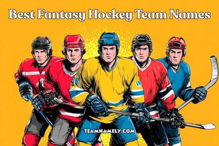 best fantasy hockey team names