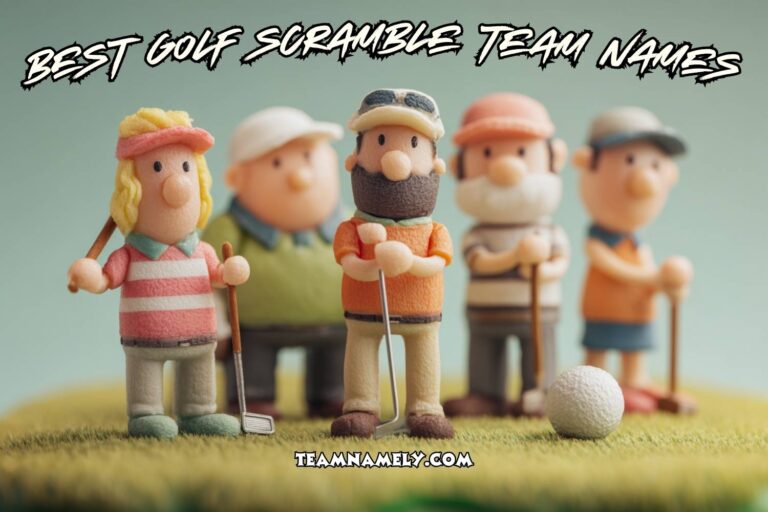 best golf scramble team names