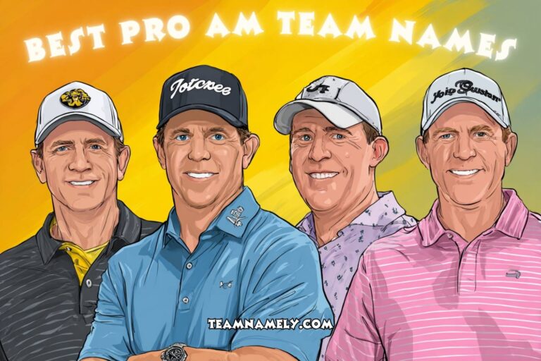 best pro am team names