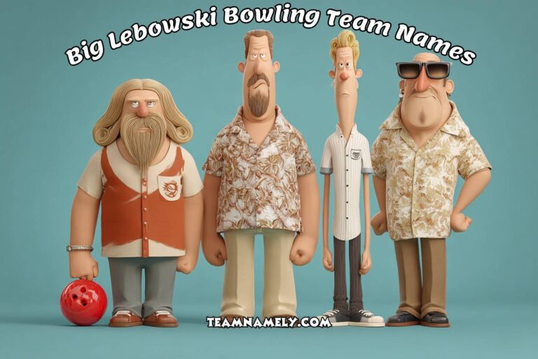 big lebowski bowling team names