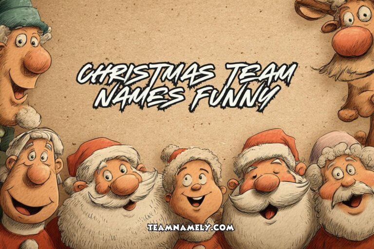christmas team names funny