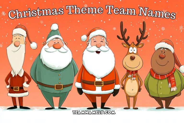 christmas theme team names