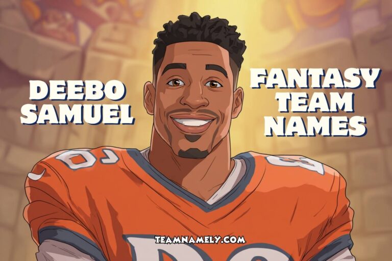 deebo samuel fantasy team names