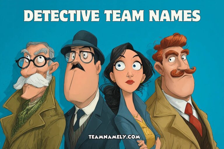 detective team names