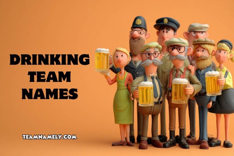 drinking team names