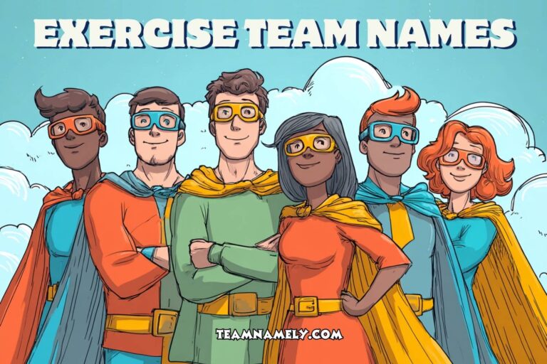 exercise team names