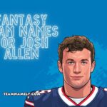 fantasy team names for josh allen