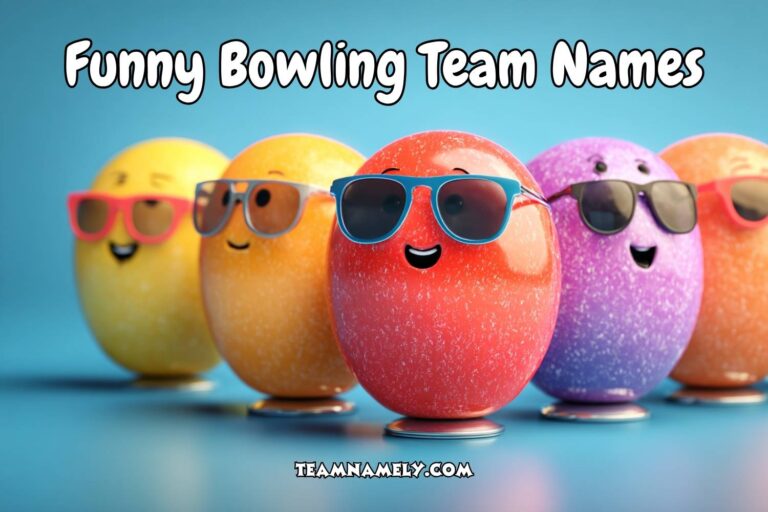 funny bowling team names