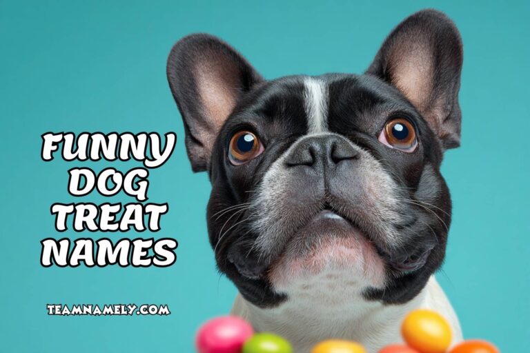 funny dog treat names