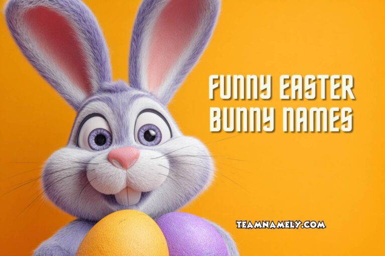funny easter bunny names
