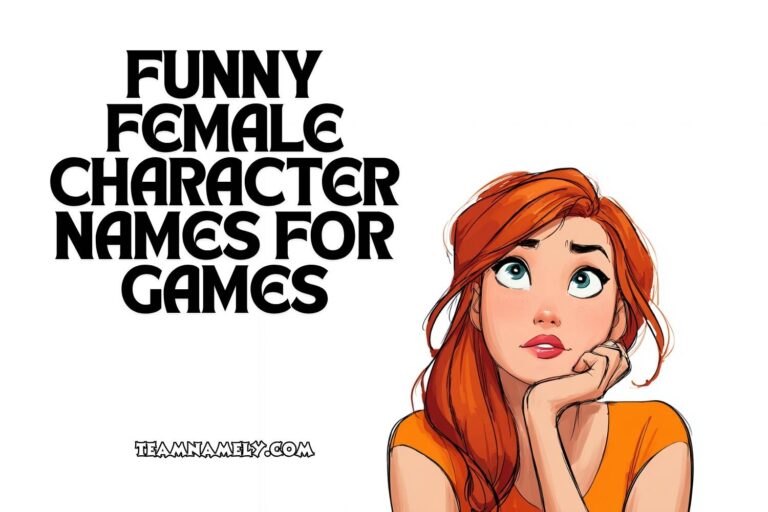 funny female character names for games