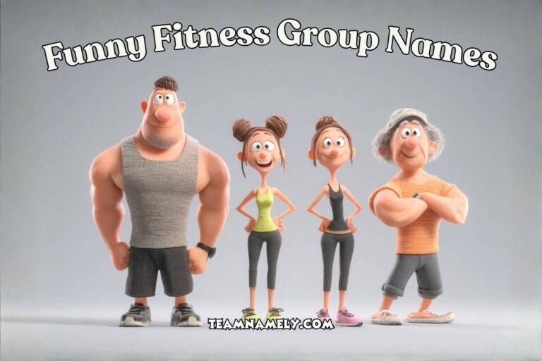 funny fitness group names
