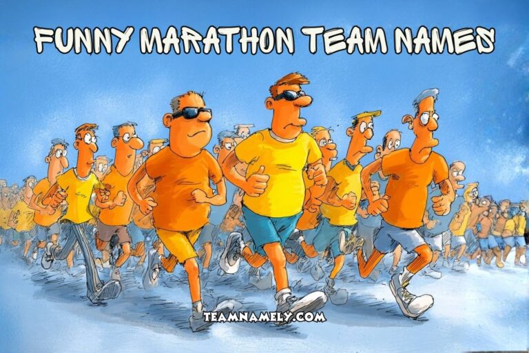 funny marathon team names