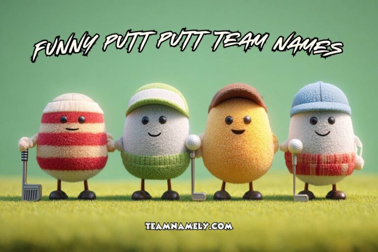 funny putt putt team names