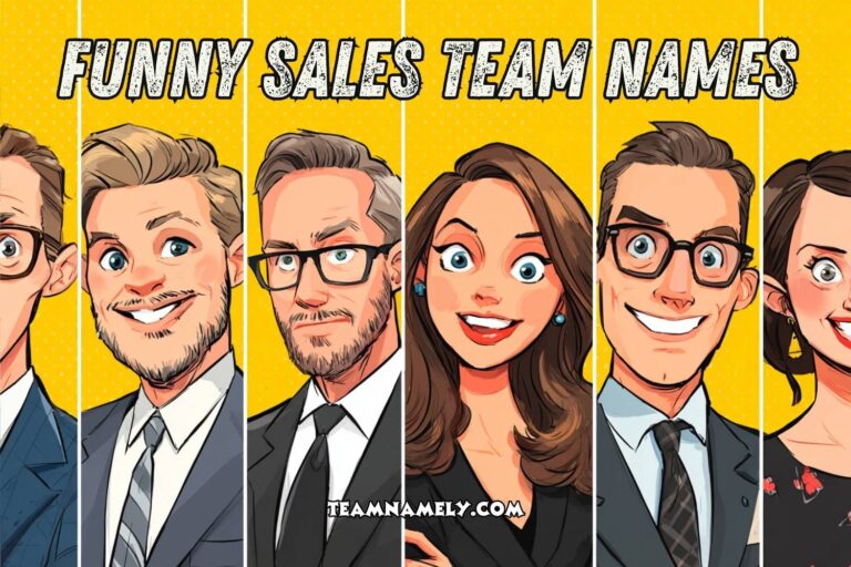 funny sales team names