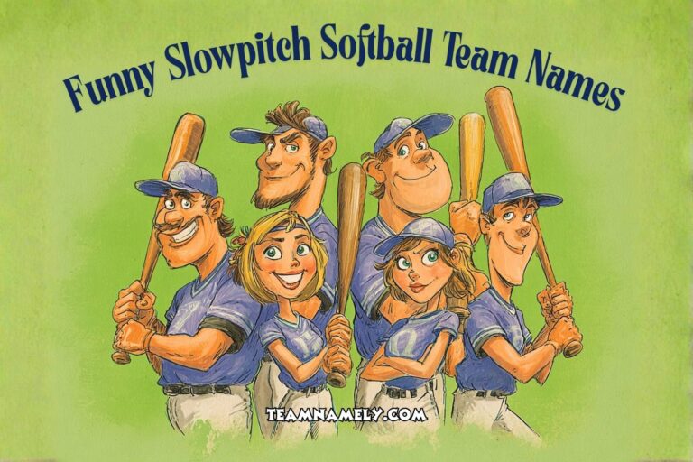 funny slowpitch softball team names