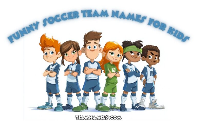 funny soccer team names for kids