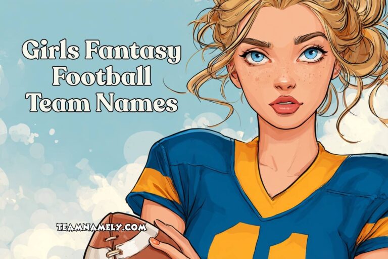 girls fantasy football team names