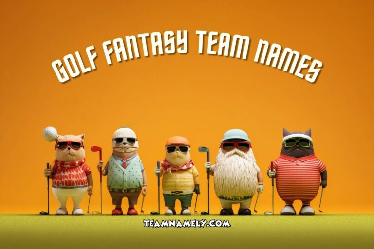 golf fantasy team names