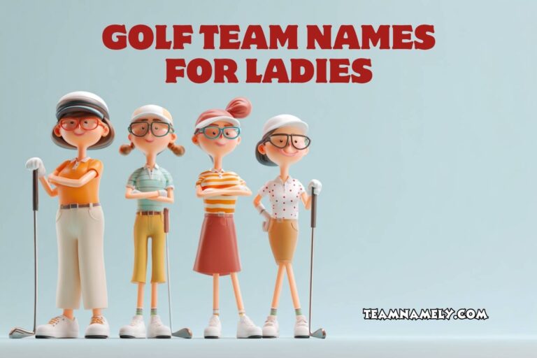 golf team names for ladies
