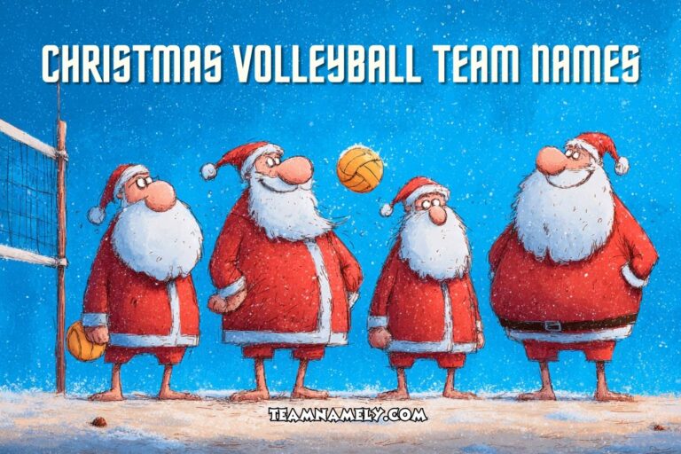 christmas volleyball team names