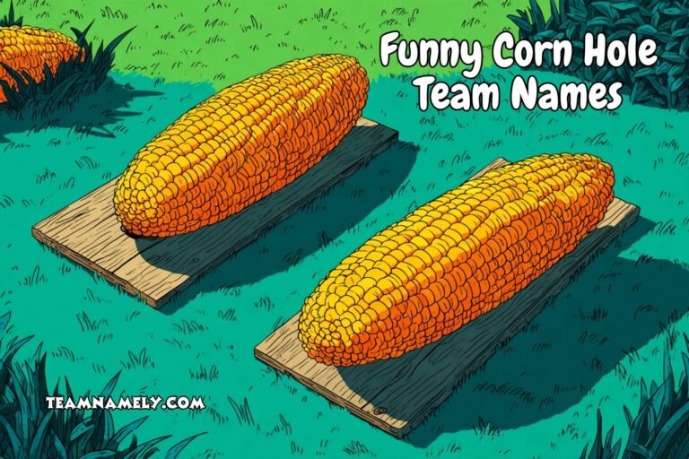 funny corn hole team names