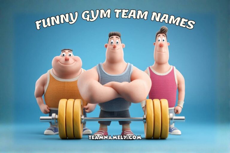 funny gym team names
