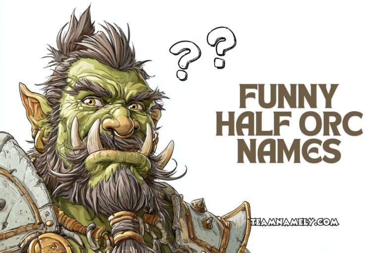 funny half orc names