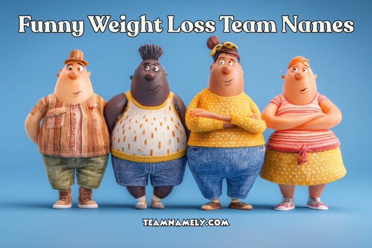 funny weight loss team names